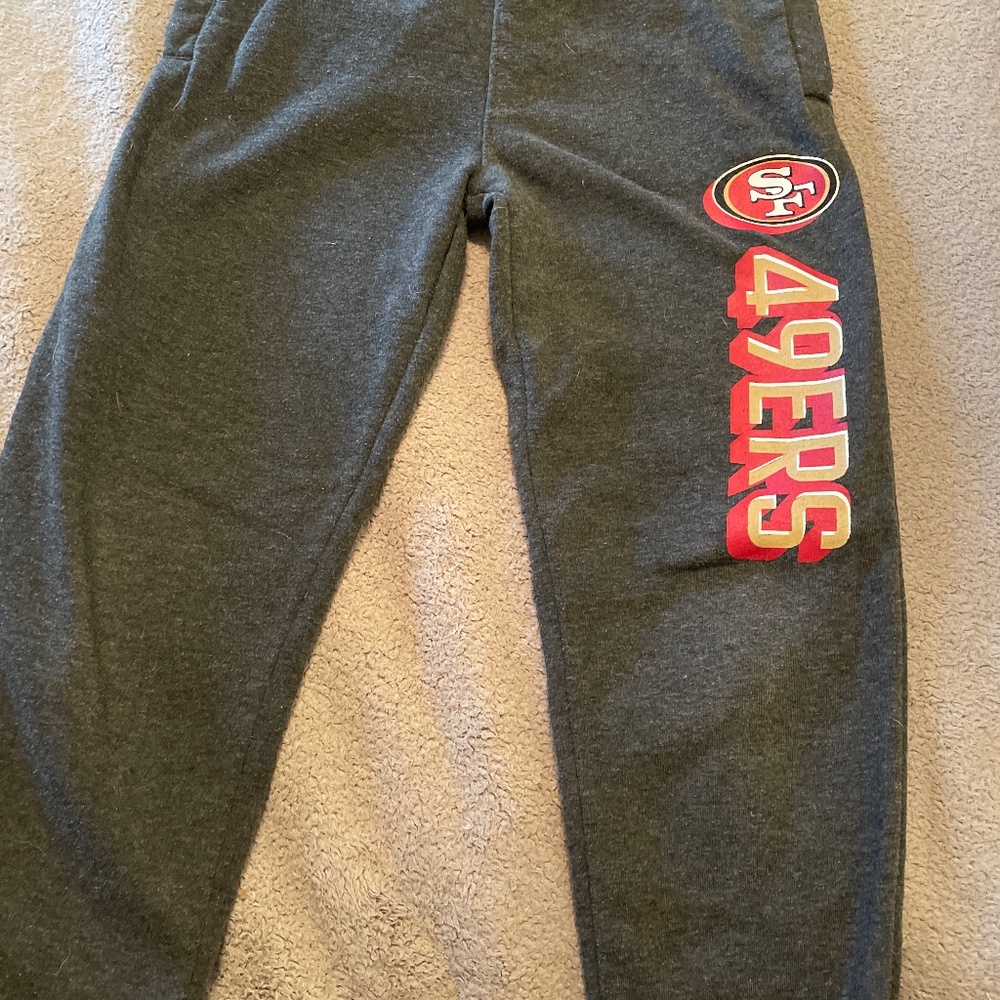 Boys size 10-12 sweatpants 49ers NFL brand